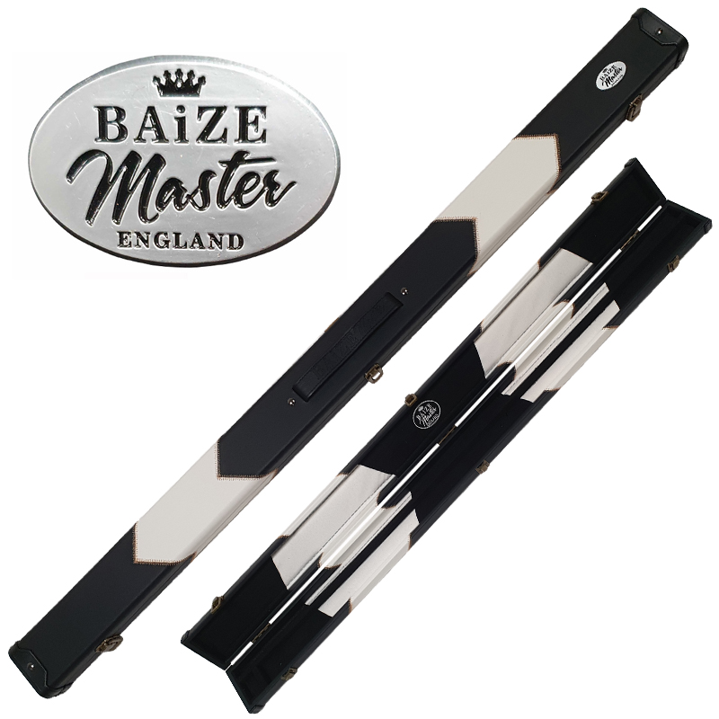 Etui rigide renforcé black/white Baize Master 2 pièces 3/4