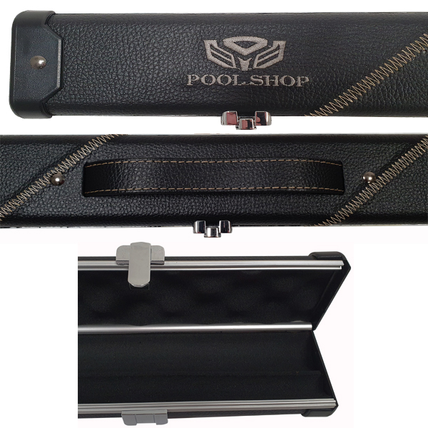 Etui aluminium/cuir Poolshop Black 1 pièce – Image 2