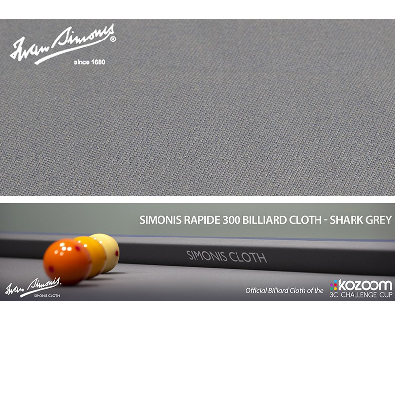 Tapis Simonis 300/195 Shark Grey – Le mètre linéaire