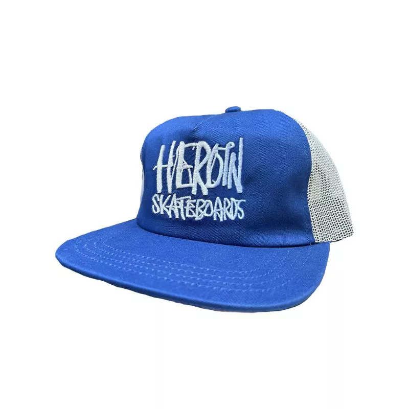 Heroin / Marker Trucker Hat / Royal Blue