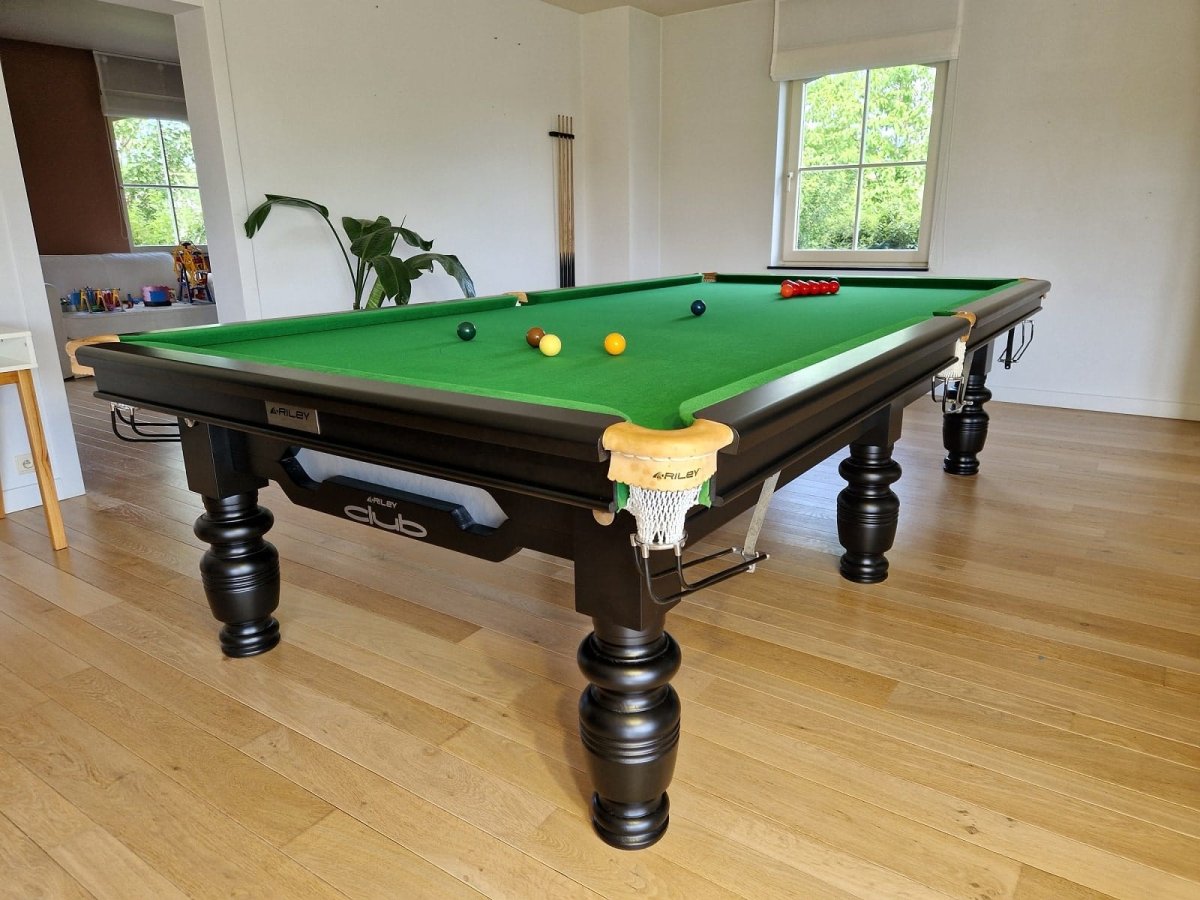 Billard Snooker Riley Club noir 10ft