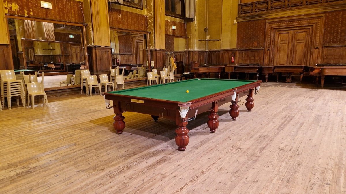 Billard Snooker Gabriels Acajou 12ft