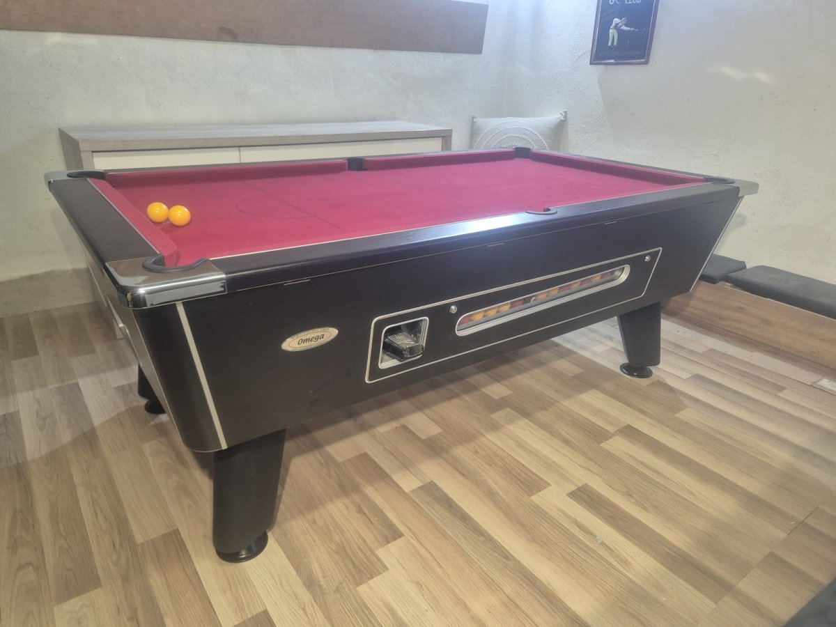 Billard pool DPT Omega noir à monnayeur 7ft – Image 3