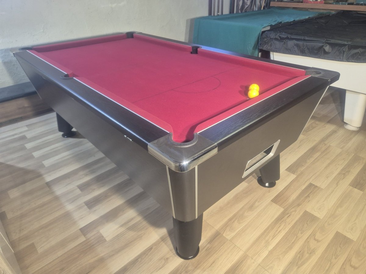 Billard pool DPT Omega noir à monnayeur 7ft – Image 5