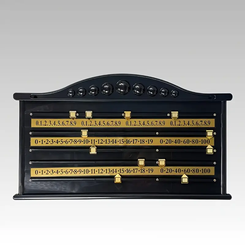 Marqueur de scores Noir – Snooker (4 pers.)