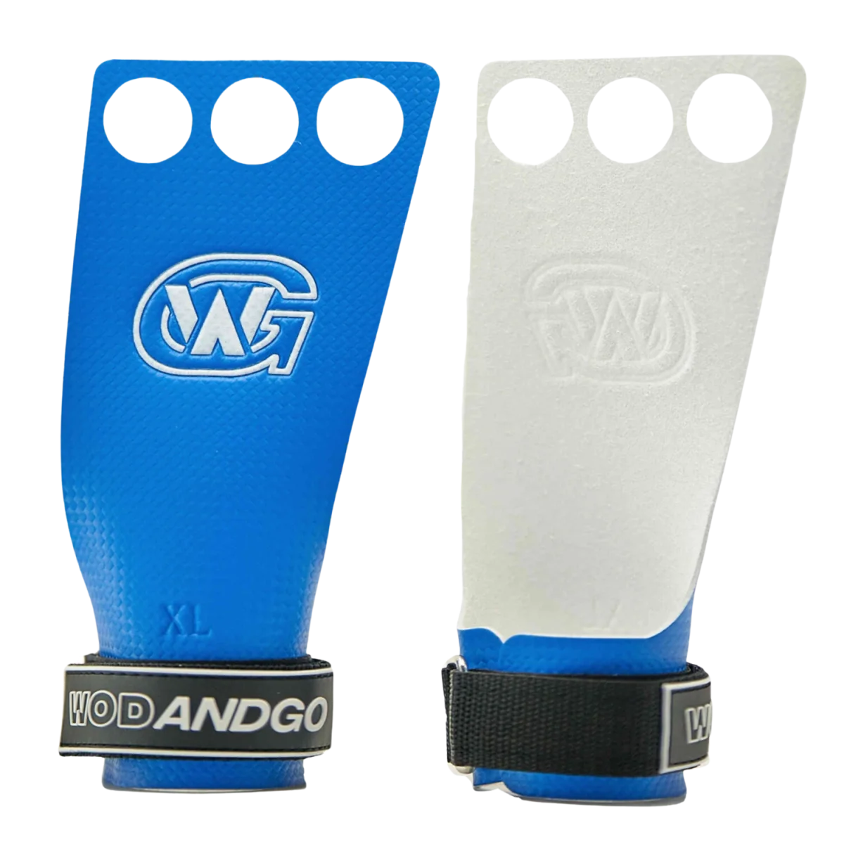Maniques Gym CarbonGrip – Bleu – 3 trous