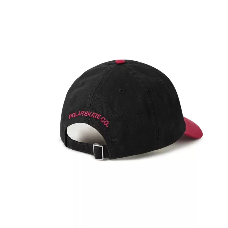 Polar Skate Co / Sai Cap Stroke Logo / Black Redcurrant – Image 2