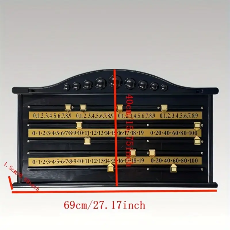 Marqueur de scores Noir – Snooker (4 pers.) – Image 3