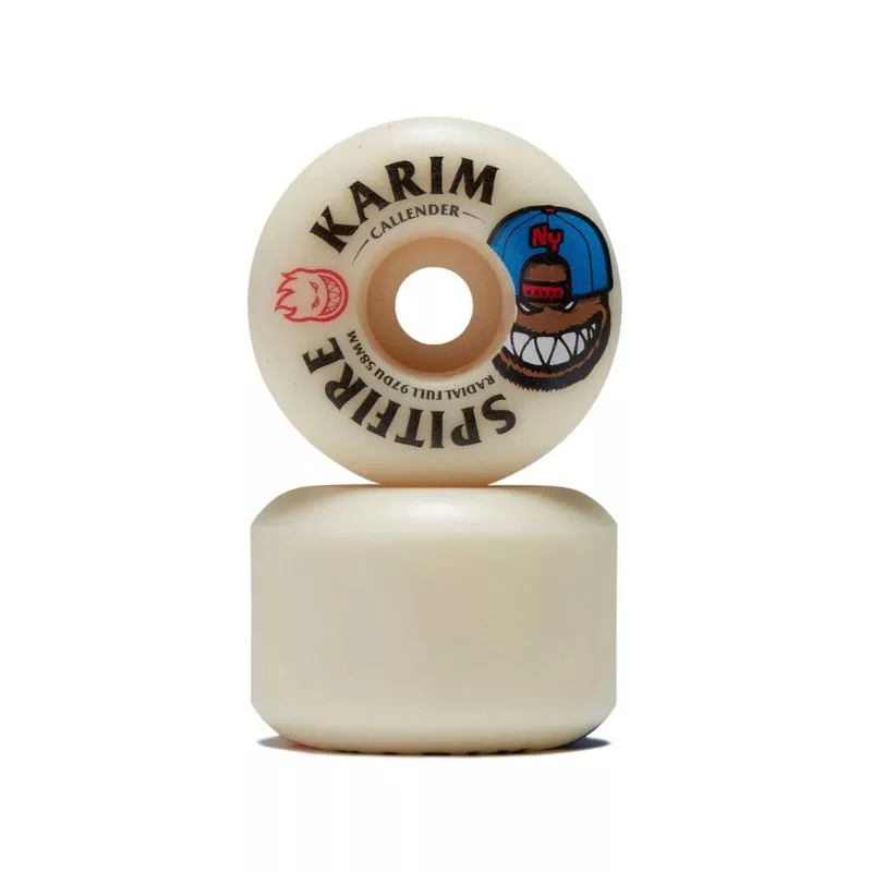 Spitfire Wheels / 58mm 97A / Formula 4 / Radial Full / Burn Squad Karim Callender