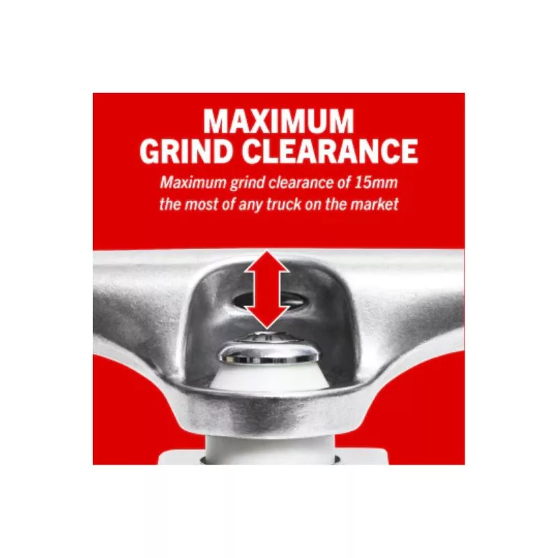 Ace / AF1 Inverted Kingpin Hollow / 44 Truck Polished 8.25″ (unité) – Image 3