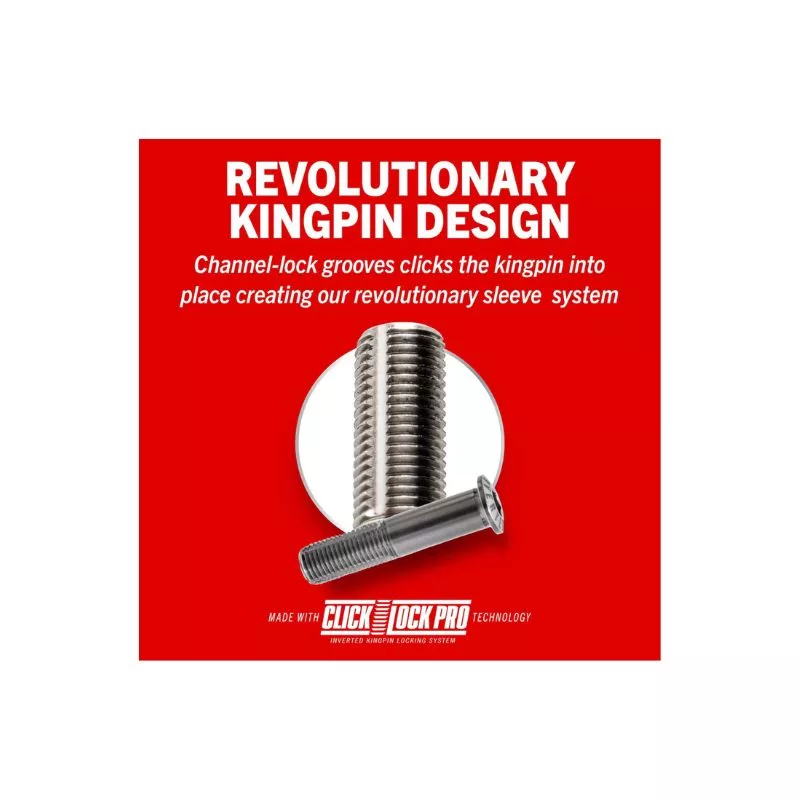 Ace / AF1 Inverted Kingpin Hollow / 44 Truck Polished 8.25″ (unité) – Image 4