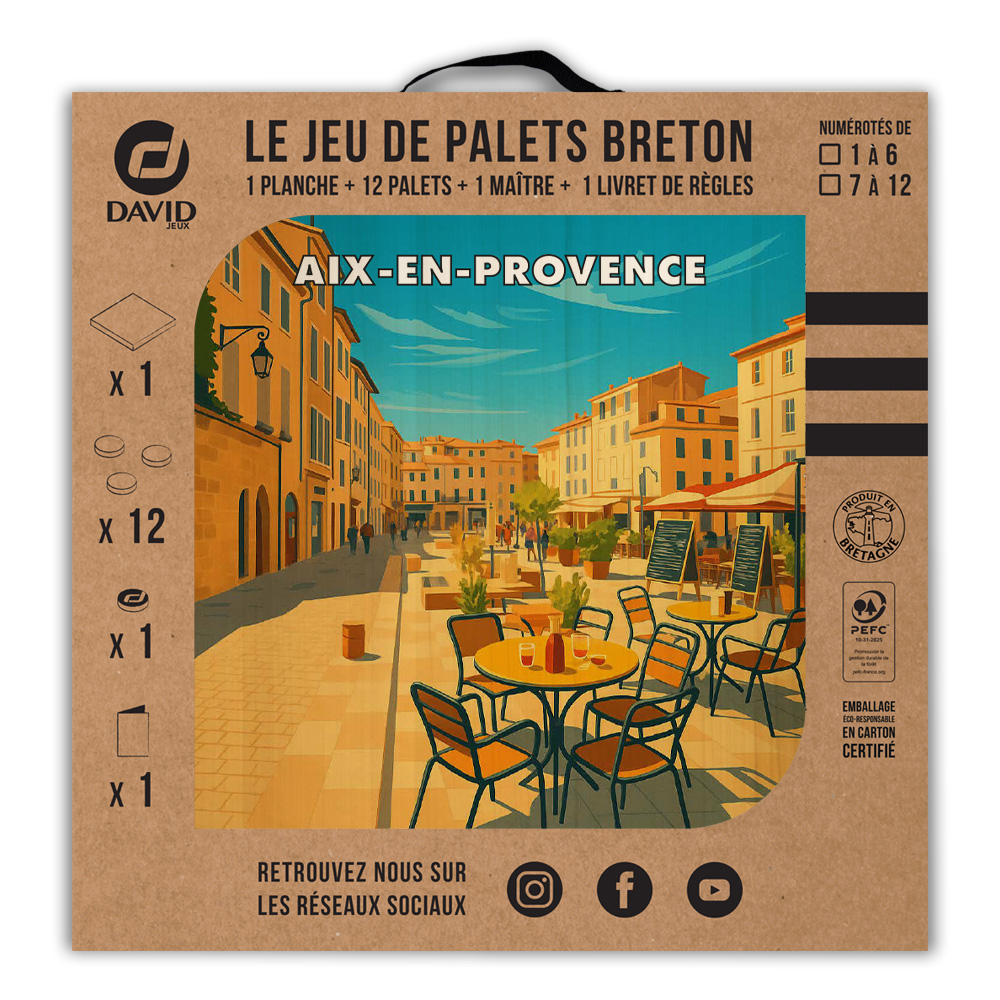 Kit de jeu de palets breton – Aix-en-Provence – Image 3