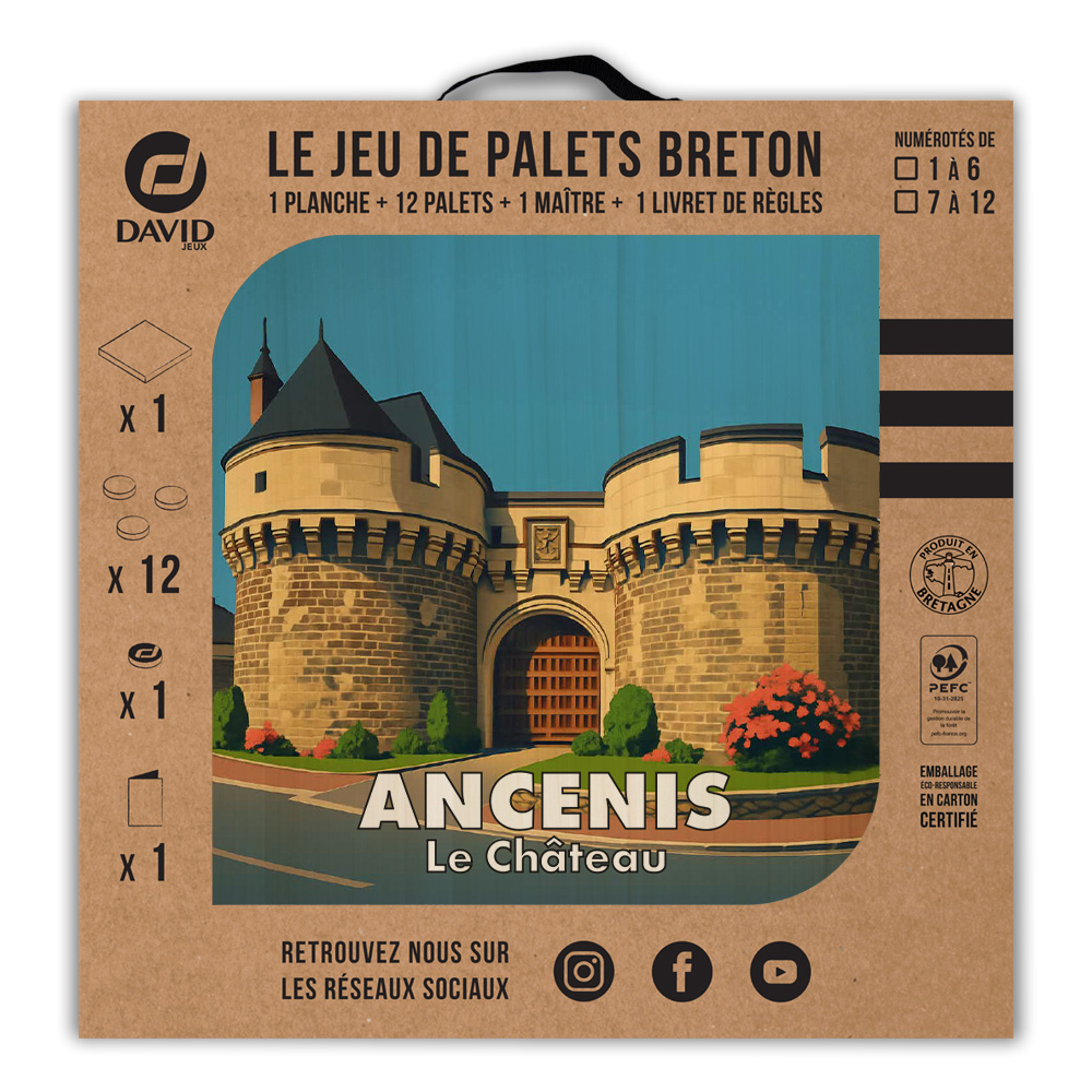 Kit de jeu de palets breton – Ancenis – Le Château – Image 3
