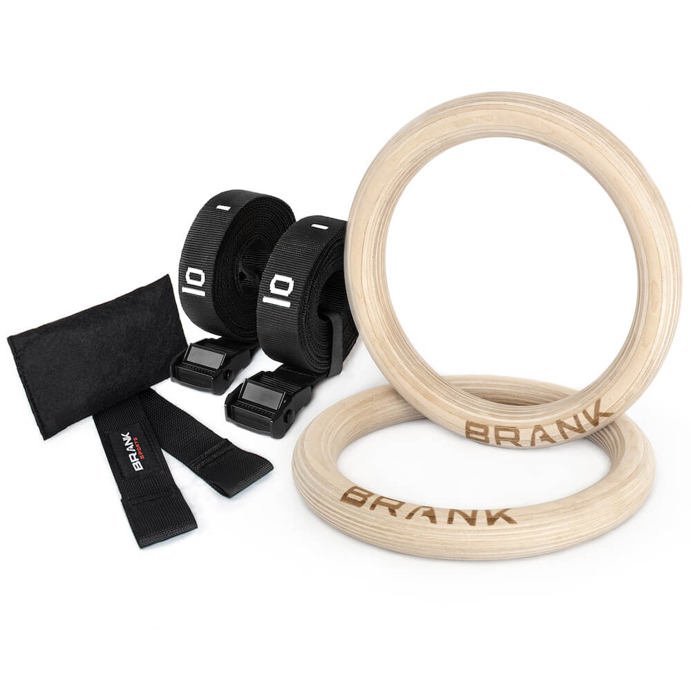 Anneaux de Gymnastique en bois – BRANK Sports