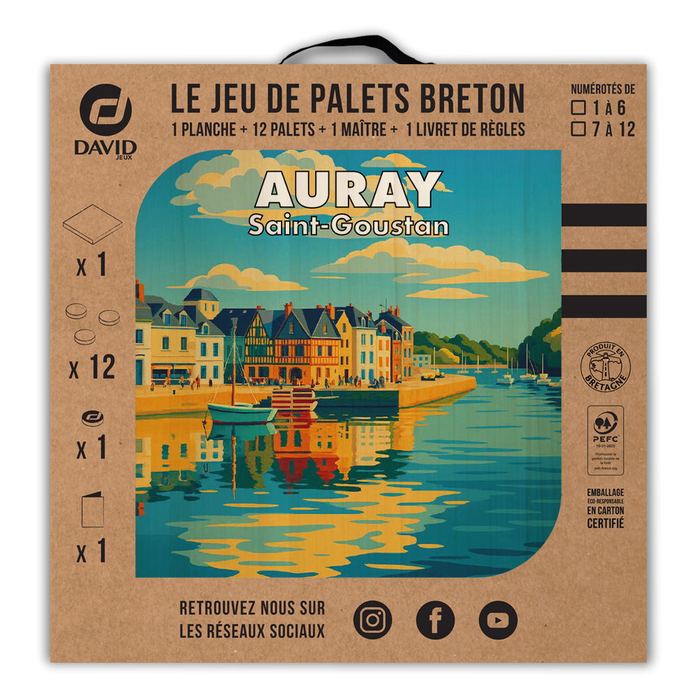 Kit de jeu de palets breton – Auray – Image 3