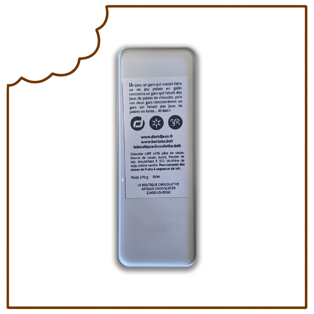 BOITE DE PALETS AU CHOCOLAT AU LAIT – Image 3