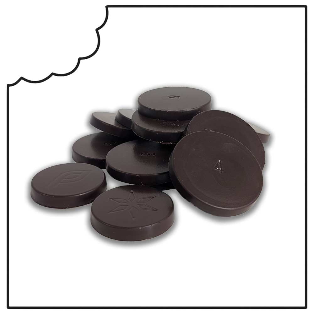 BOITE DE PALETS AU CHOCOLAT NOIR