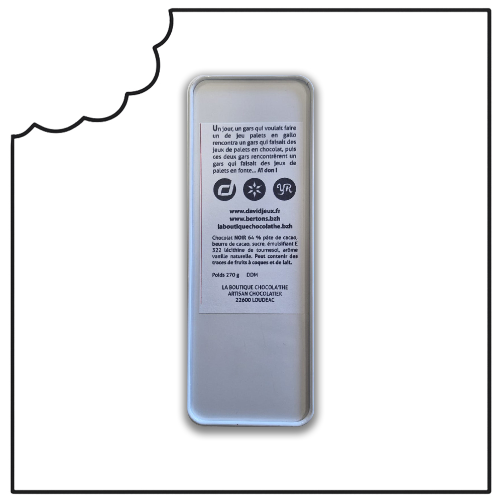 BOITE DE PALETS AU CHOCOLAT NOIR – Image 3