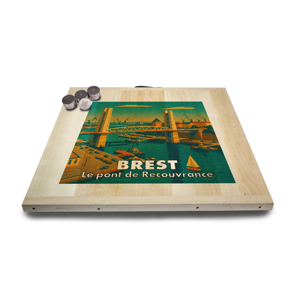 Kit de jeu de palets breton – Brest – Le pont de Recouvrance – Image 4