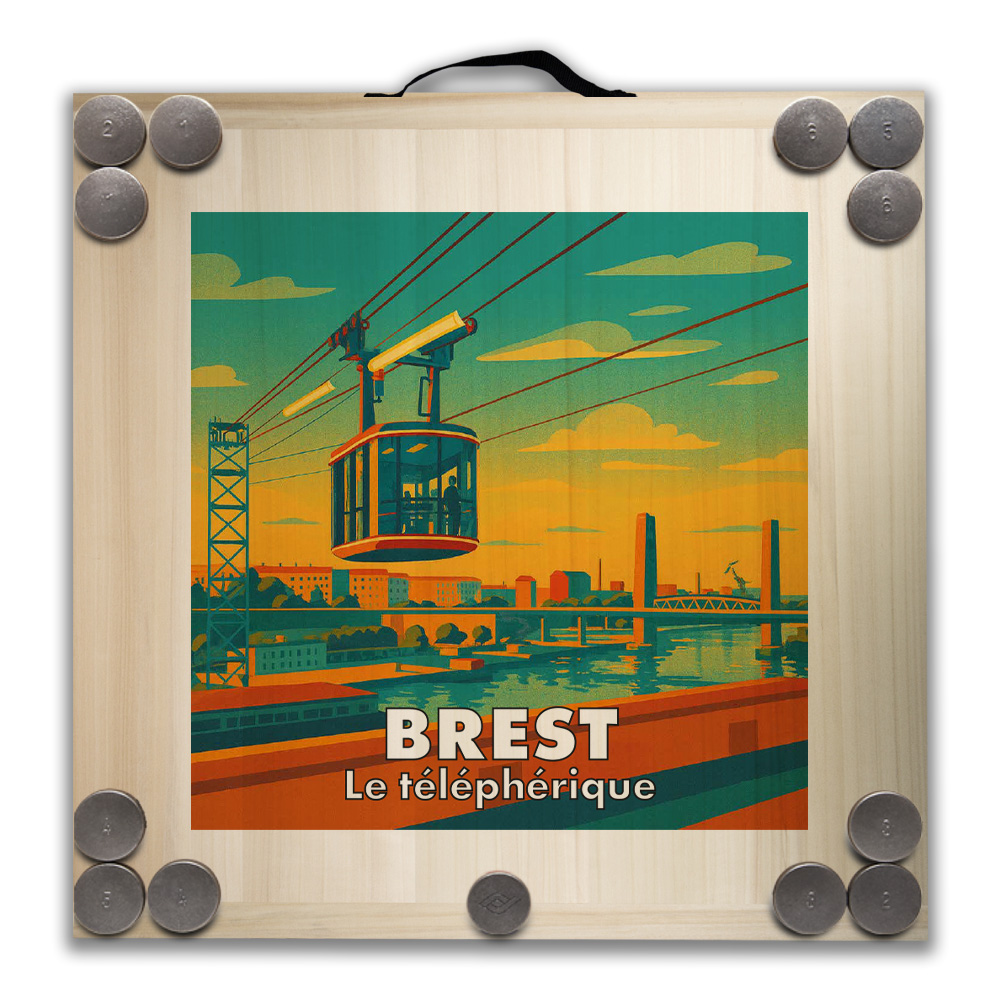 Kit de jeu de palets breton – Brest – Le téléphérique – Image 2