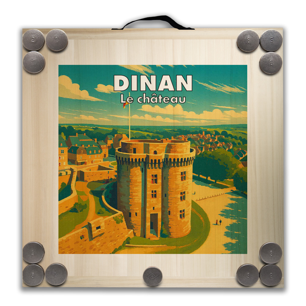 Kit de jeu de palets breton – Dinan – Le Château – Image 2