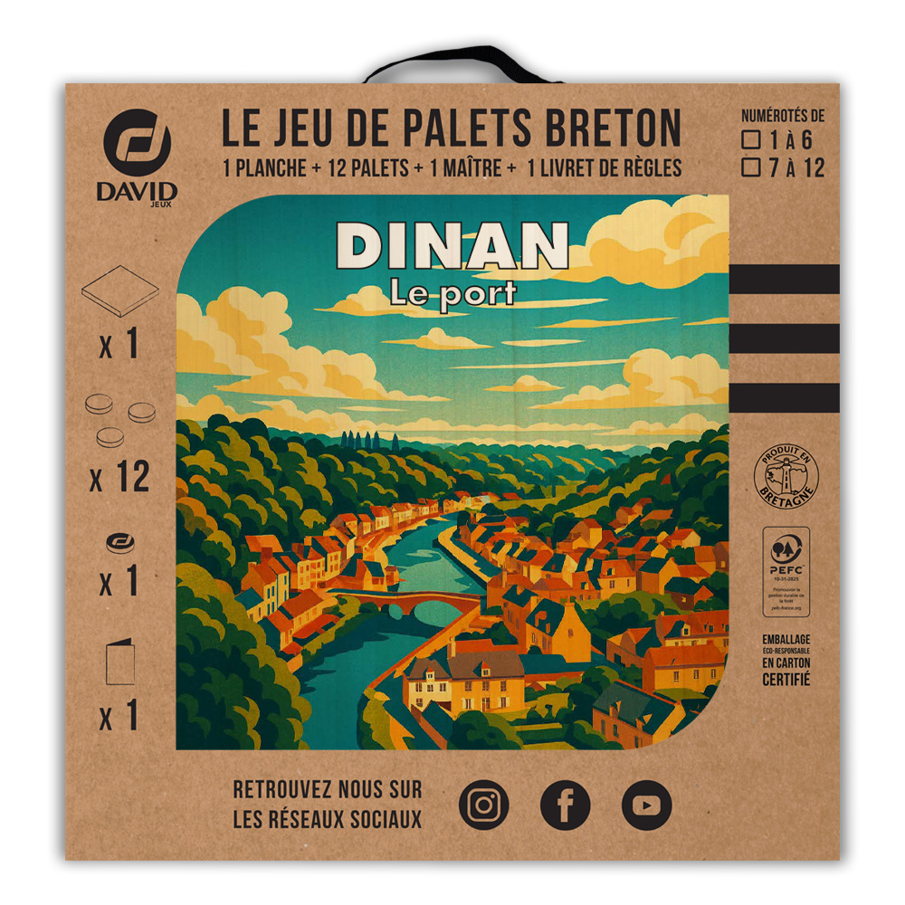 Kit de jeu de palets breton – Dinan – Le Port – Image 3