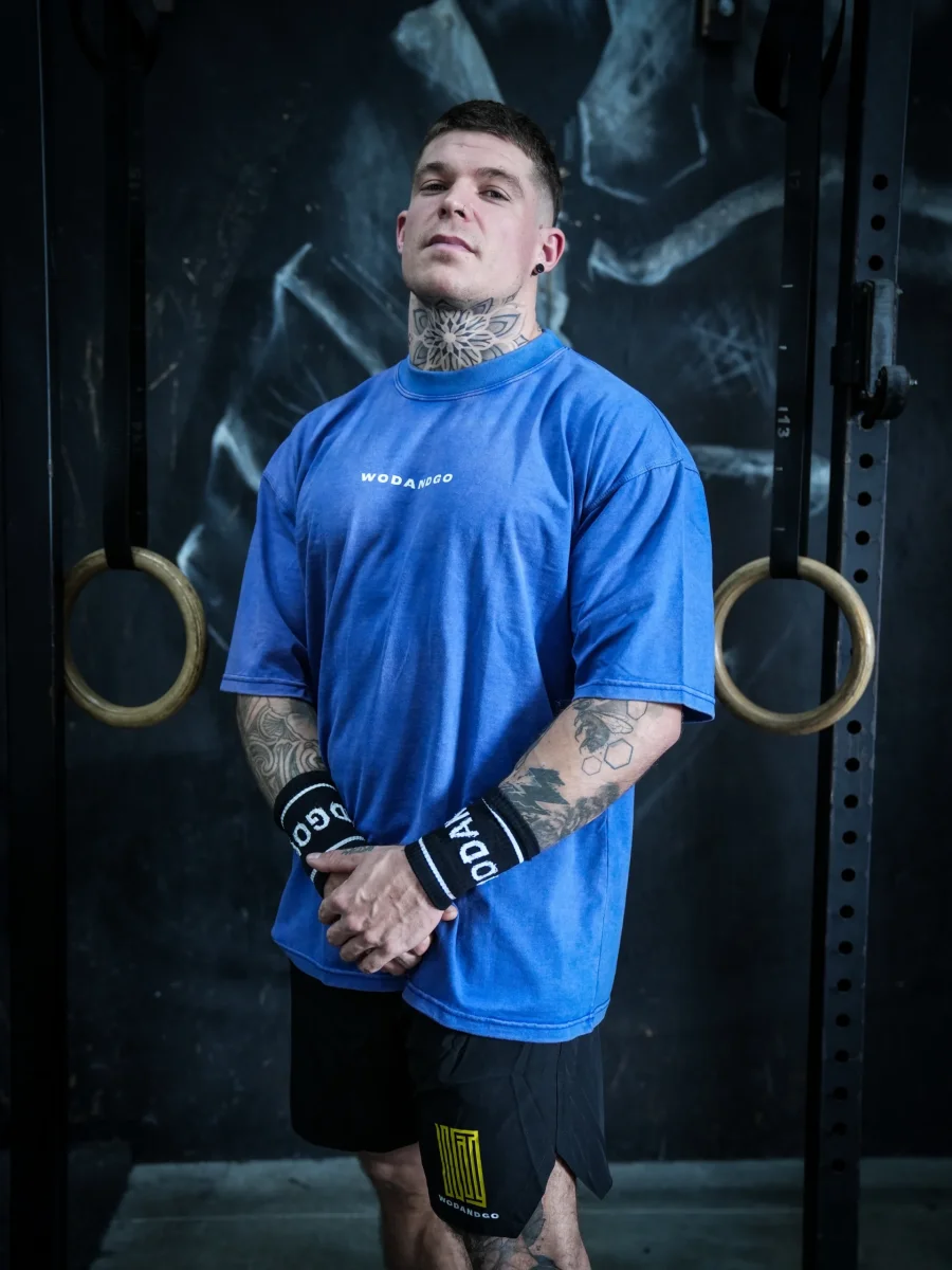 T-shirt oversize – Blue Storm – Image 3