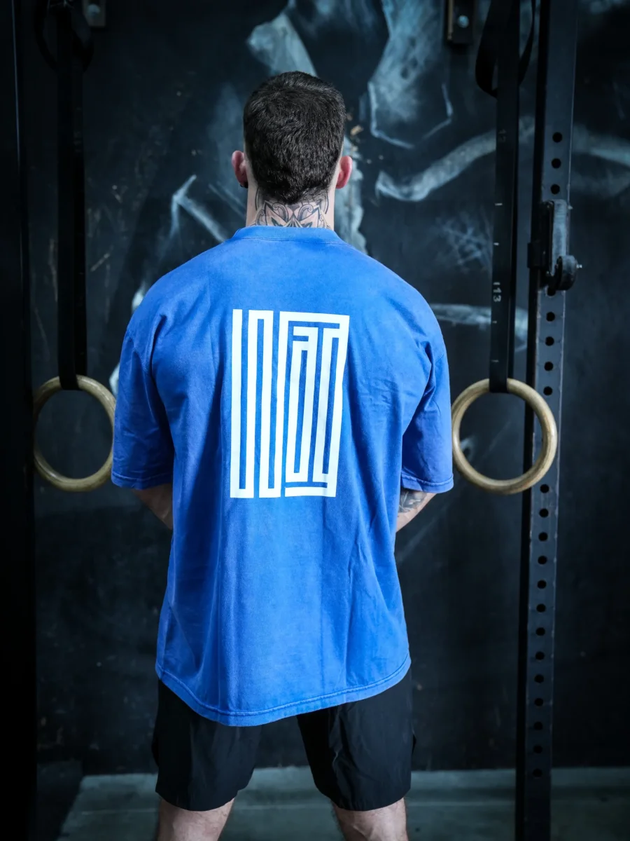 T-shirt oversize – Blue Storm – Image 2