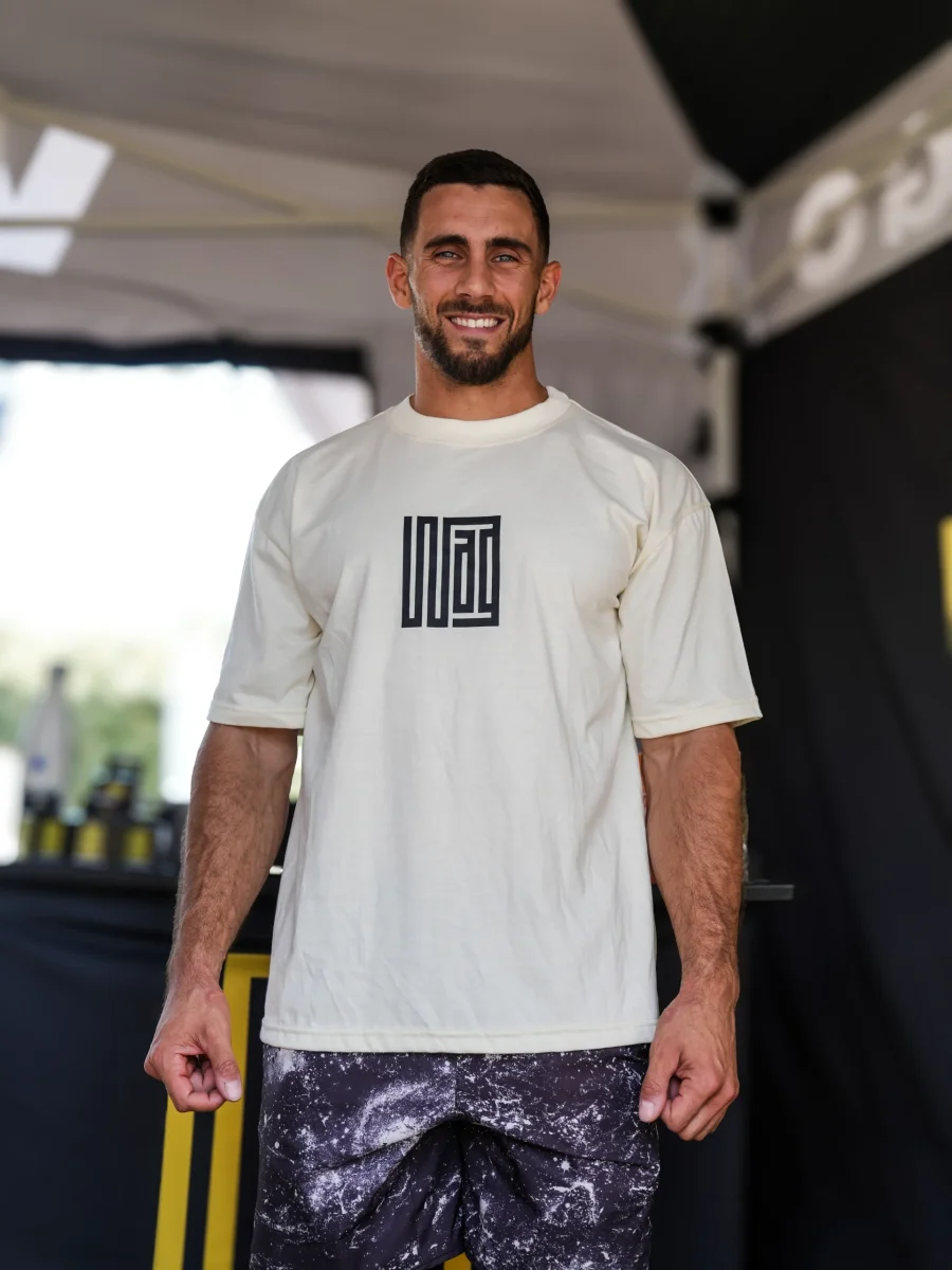 T-shirt oversize jaune pastel