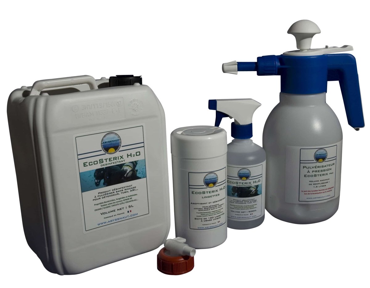 Oksybio100 EcoSterix Plongée – Désinfectant par pulvérisation