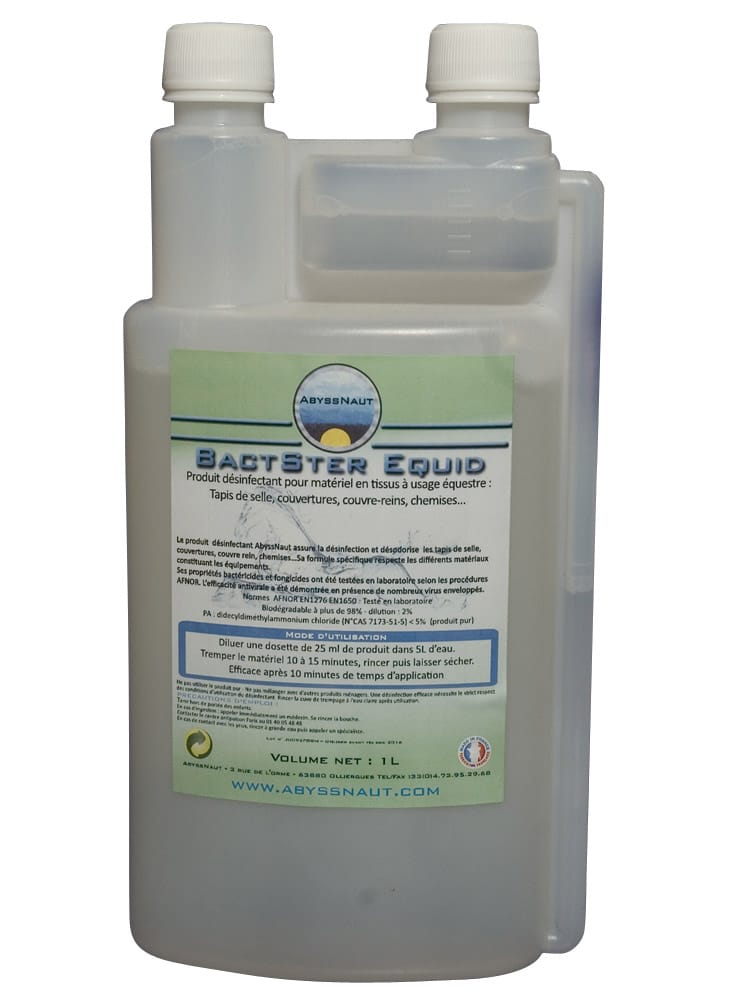 BactSter Pro Equid – Désinfectant pour matériel équestre (cheval)