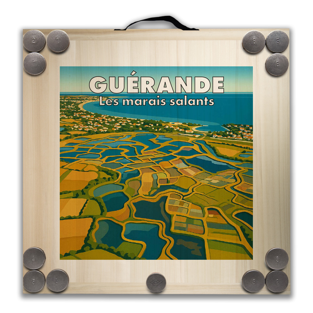 Kit de jeu de palets breton – Guérande – Les marais salants – Image 2
