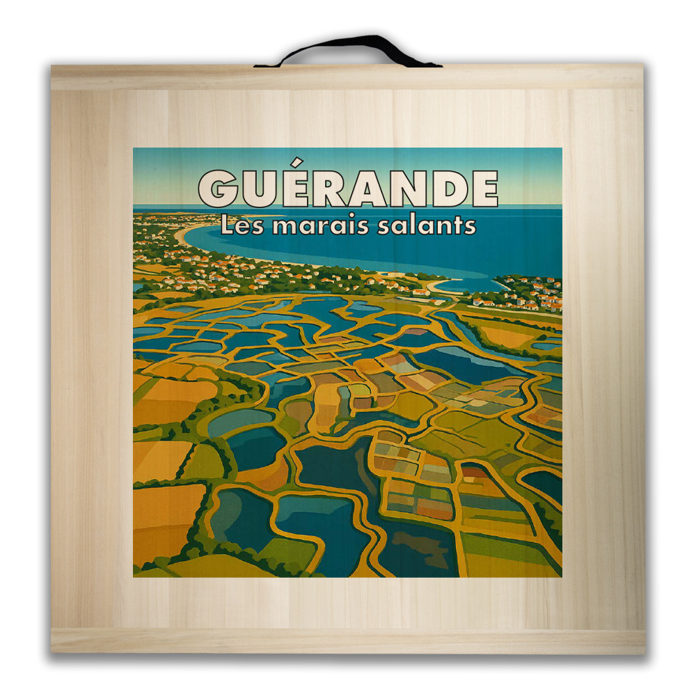 Kit de jeu de palets breton – Guérande – Les marais salants