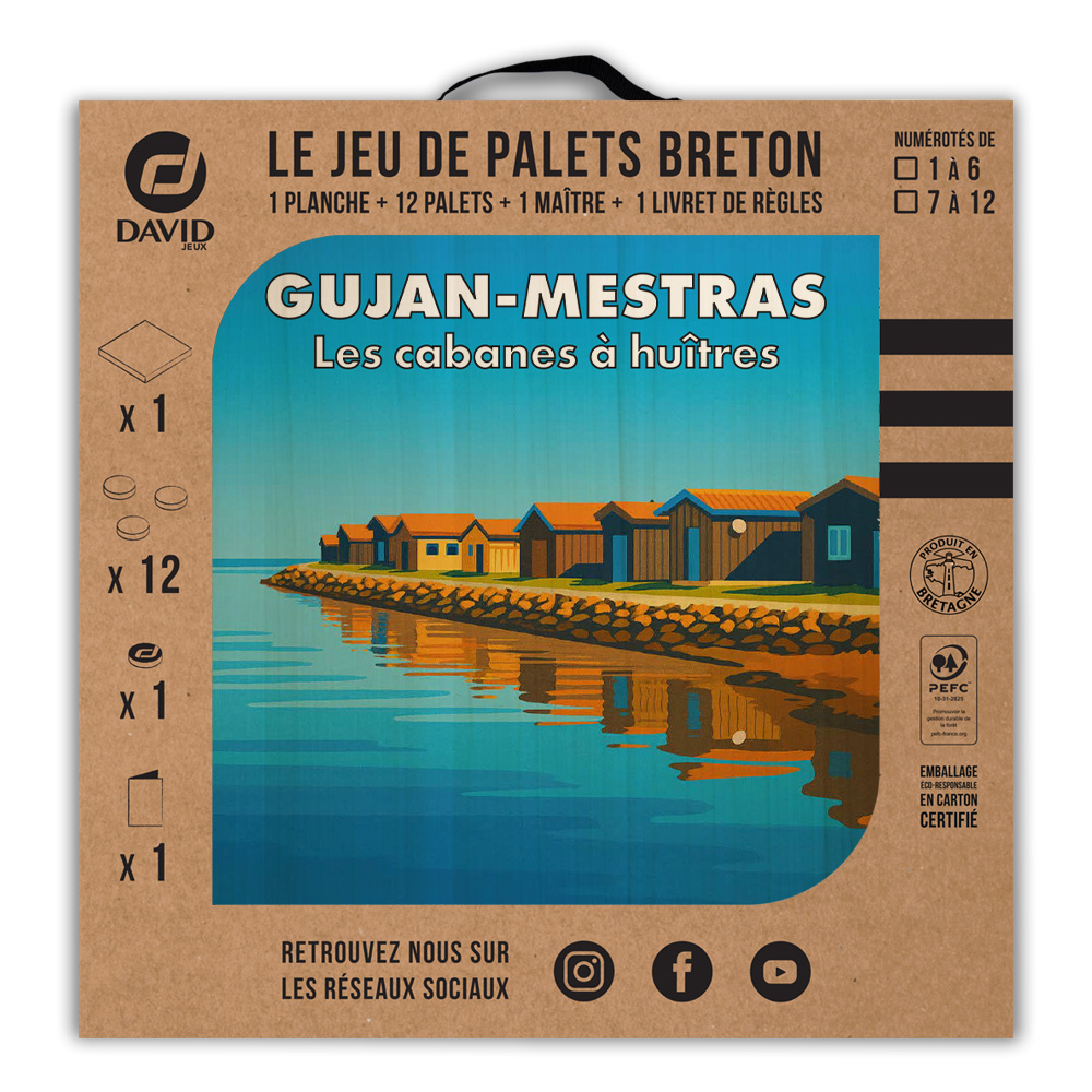 Kit de jeu de palets breton – Gujan Mestras – Image 3