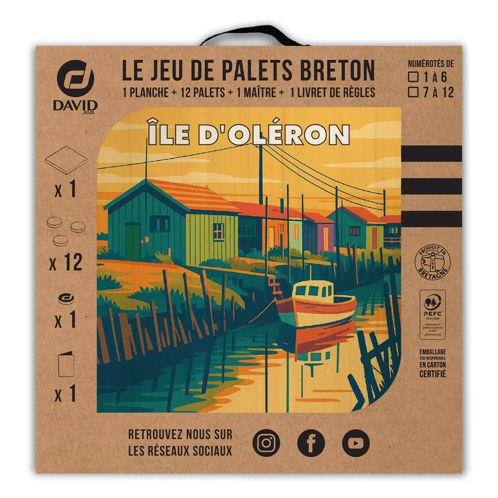Kit de jeu de palets breton – Ile d’Oléron – Image 3