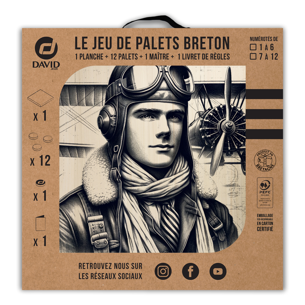 Kit de jeu de palets breton – Aviateur – Image 3