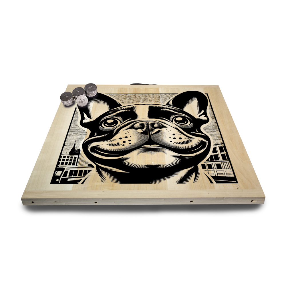 Kit de jeu de palets breton – Bouledogue français – Image 5