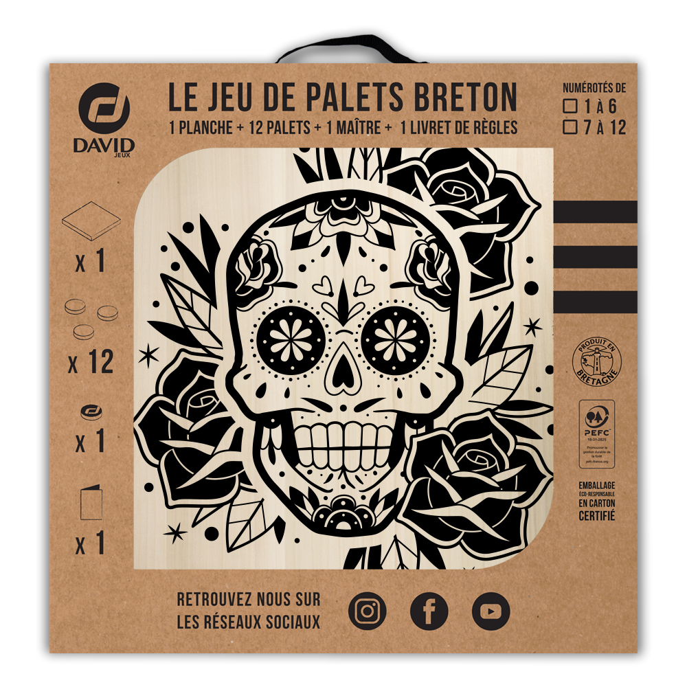 Kit de jeu de palets breton – Calavera – Image 3