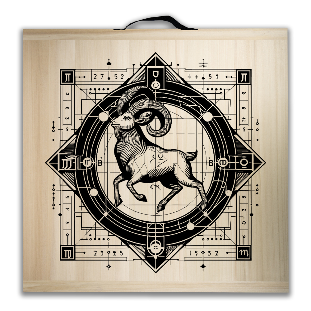 Kit de jeu de palets breton – Signe du Capricorne