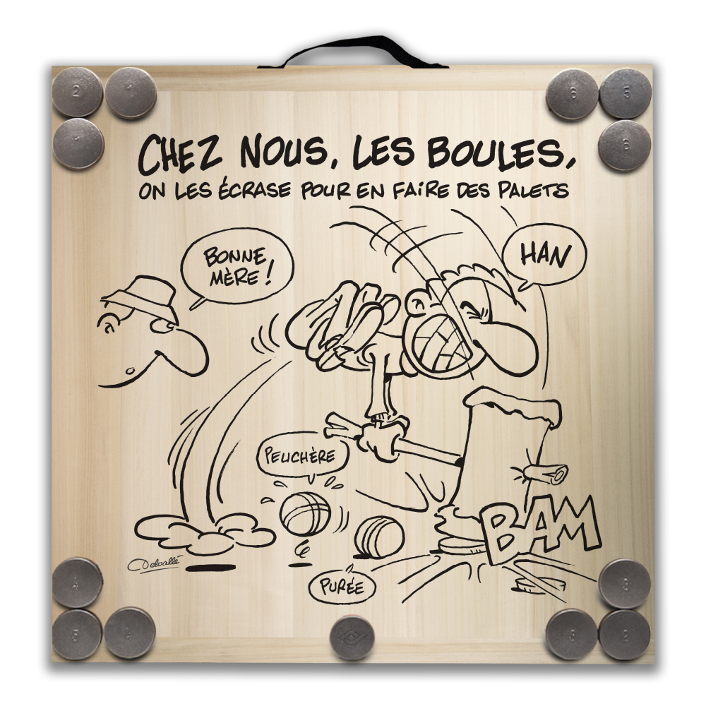 Kit de jeu de palets breton – Chez nous les boules – Image 2