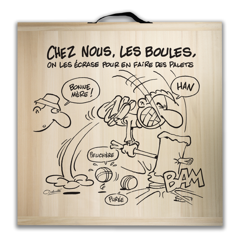 Kit de jeu de palets breton – Chez nous les boules