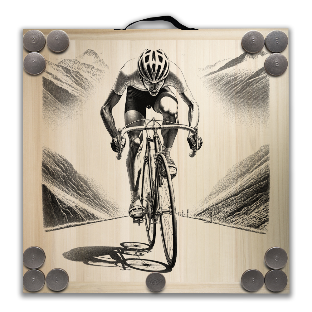 Kit de jeu de palets breton – Cycliste – Image 2
