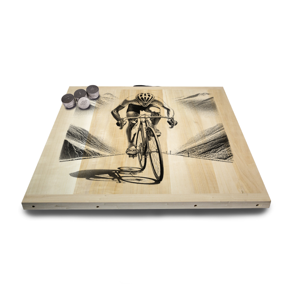 Kit de jeu de palets breton – Cycliste – Image 5