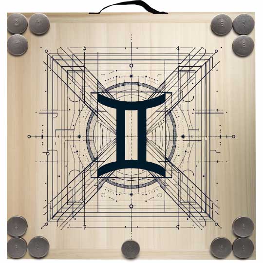 Kit de jeu de palets breton – Signe du Gémeaux – Image 2