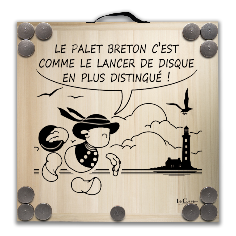 Kit de jeu de palets breton – Lancer de disque – Image 2