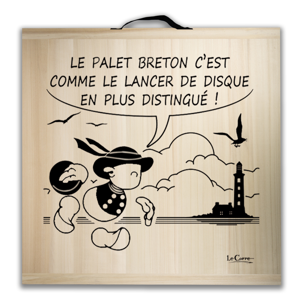 Kit de jeu de palets breton – Lancer de disque