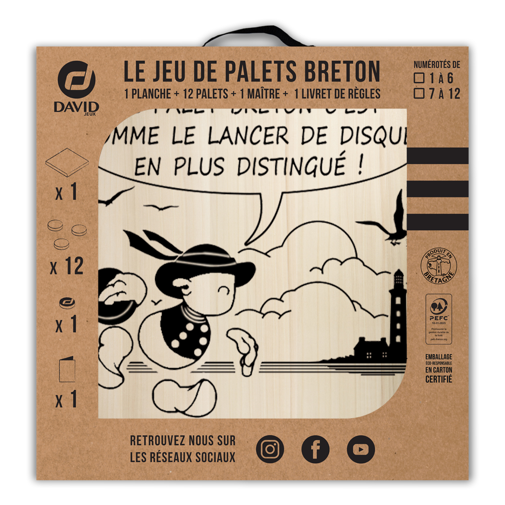 Kit de jeu de palets breton – Lancer de disque – Image 3