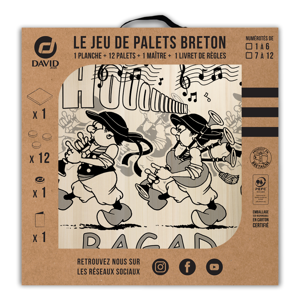 Kit de jeu de palets breton – Le Bagad – Image 3