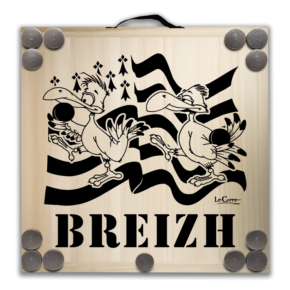 Kit de jeu de palets breton – Les mouettes bretonnes – Image 2