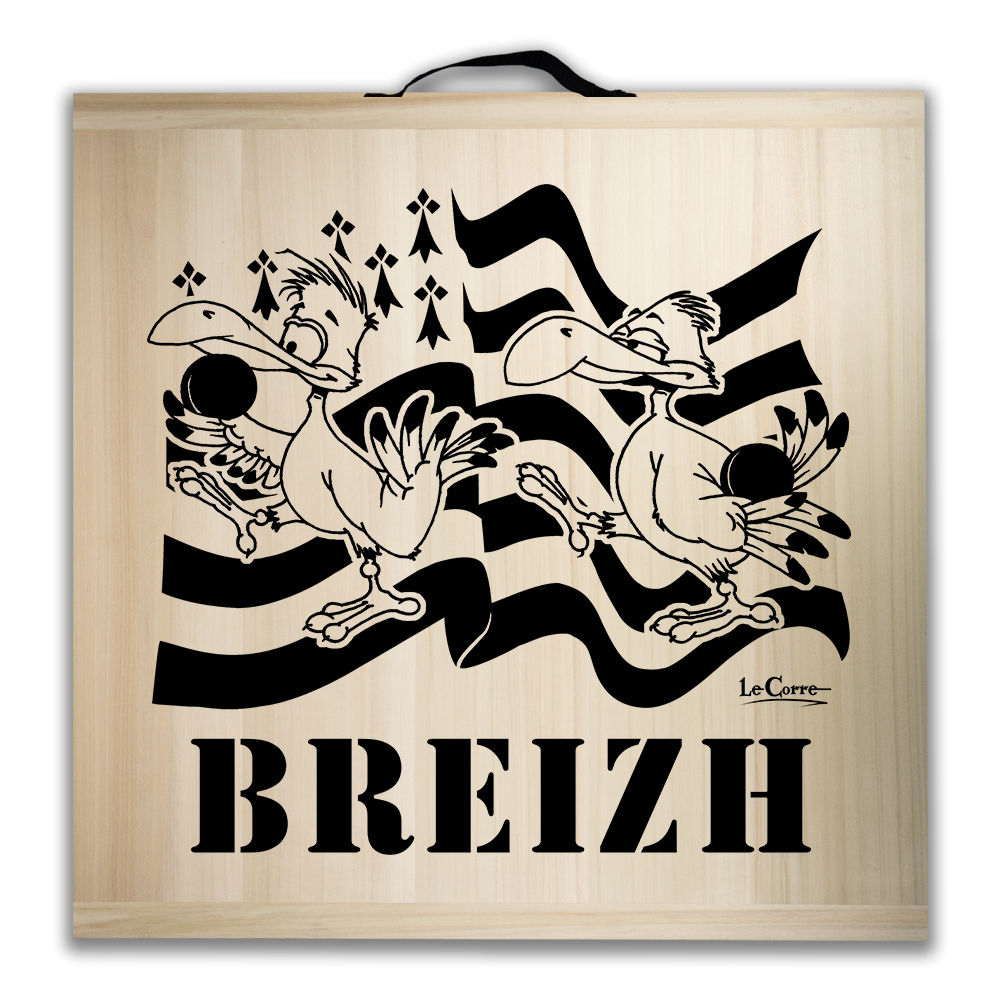 Kit de jeu de palets breton – Les mouettes bretonnes